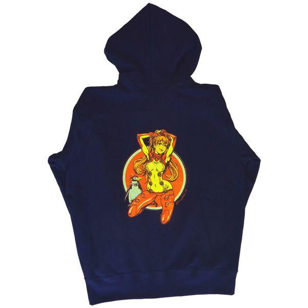 EVA × STREET ART 2012 Rockin'Jelly Bean パーカ アスカ/ネイビー