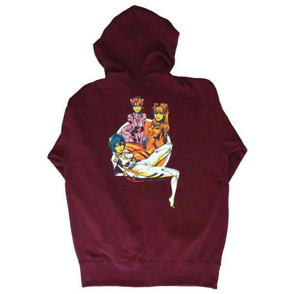 EVA × STREET ART 2012 Rockin'Jelly Bean パーカ レイ・アスカ・マリ/エンジ