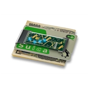 FLASH NERV 基板アート ICカードクリップ(電子技販)/緑