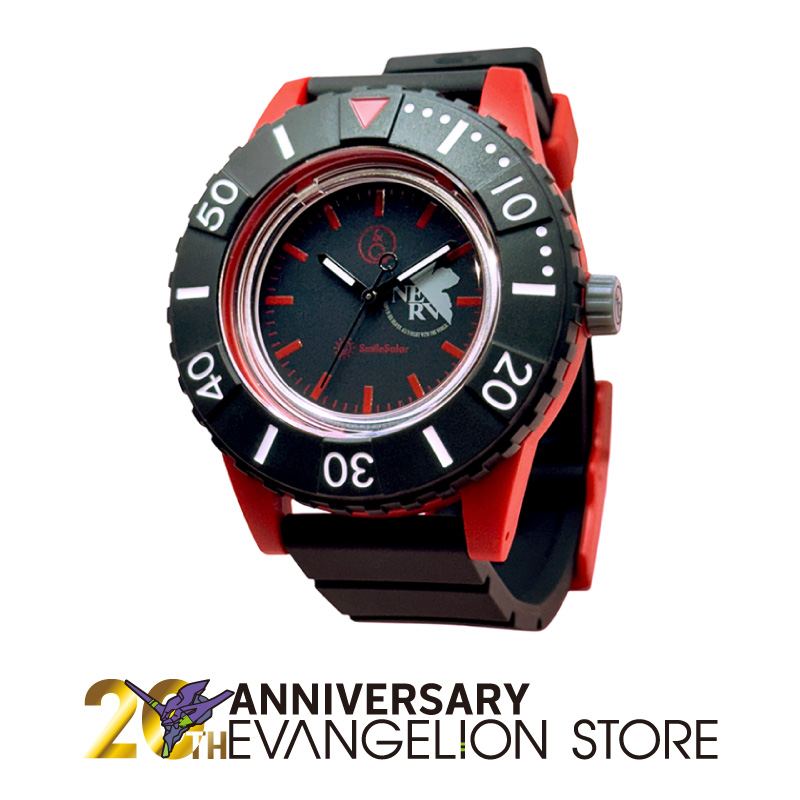 EVA STORE オリジナル腕時計 Q&Q SmileSolar EVA STORE 20th Anniv. Type:EVA-01:  EVANGELION STORE 20周年記念商品 | EVANGELION STORE オンライン