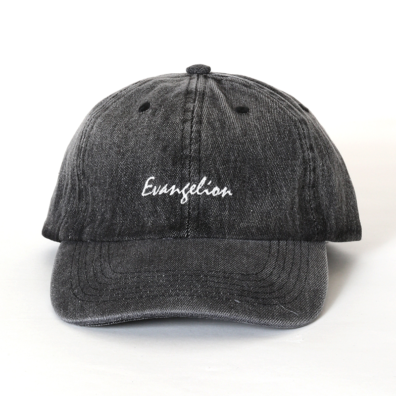 RADIO EVA 479 EVANGELION Denim Washed Cap/ブラックインディゴ