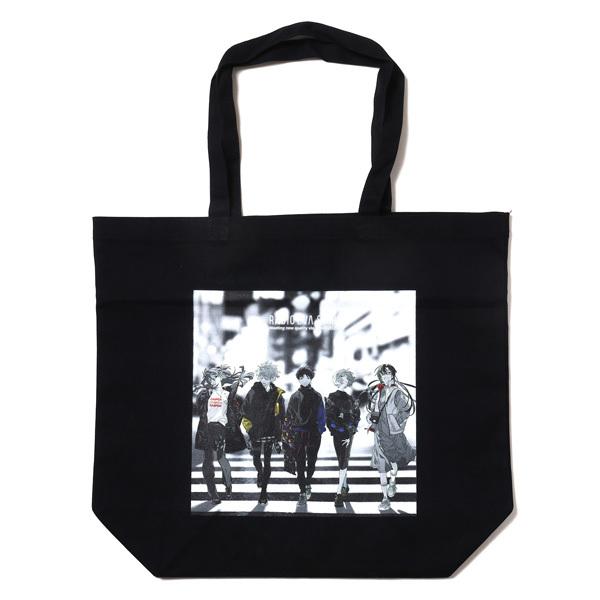 RADIO EVA 768 RADIO EVA Illustration Tote Bag β(Mai Yoneyama)/BLACK