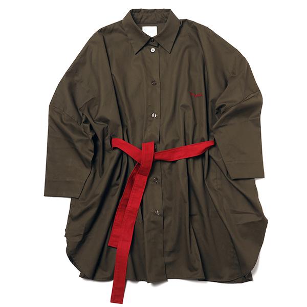 RADIO EVA A042 Evangelion Wide Shirt/OLIVE
