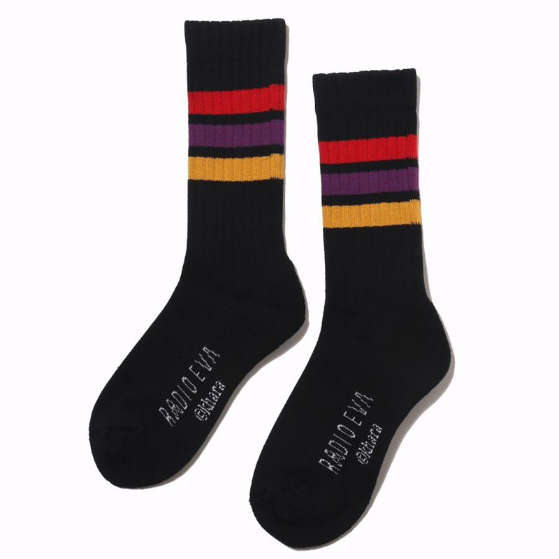 RADIO EVA A059 EVANGELION SOCKS β/BLACK(THE BEAST)