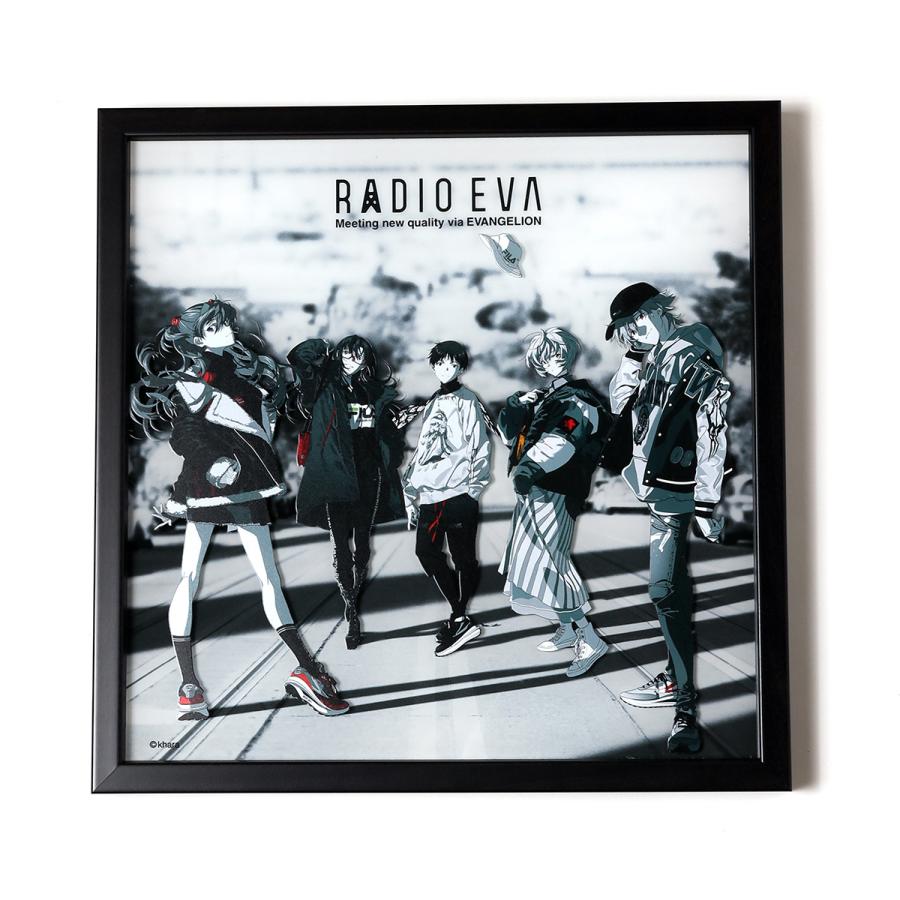 受注生産品】RADIO EVA A077 EVANGELION Acrylic Art β/シンジ＆アスカ 