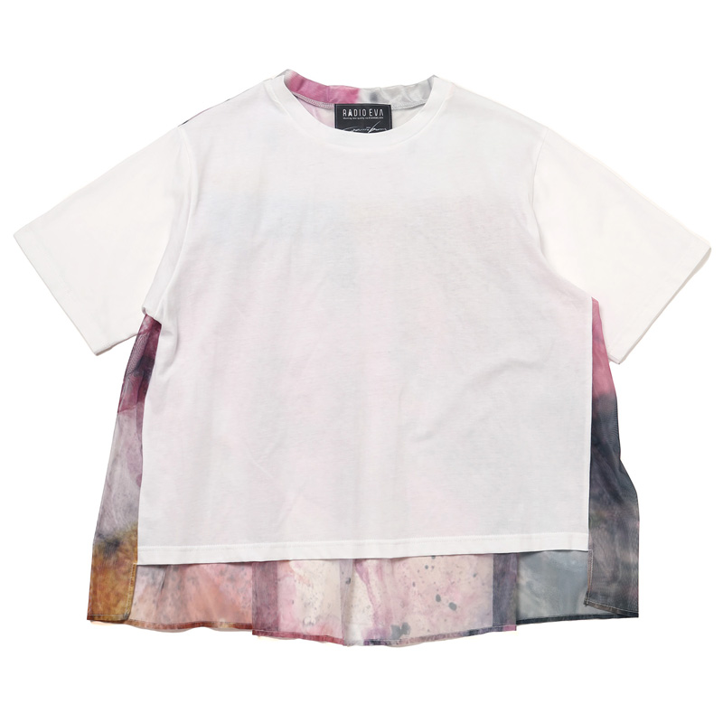 RADIO EVA A093 EVANGELION Graffiti Sheer Shirt by Cigarette-burns/WHITE(EVA-08)