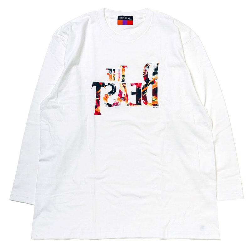 RADIO EVA A097 THE BEAST Graffiti Cutsew by Cigarette-burns/WHITE(EVA-02)