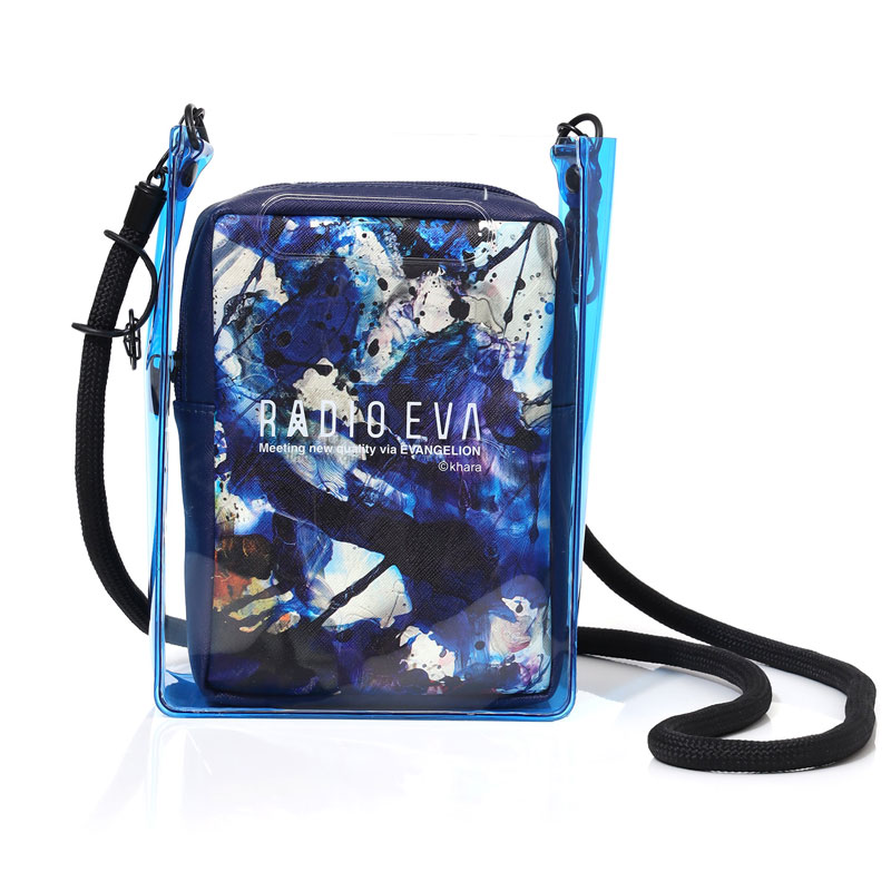 RADIO EVA A178 RADIO EVA PVC Tote Bag/NAVY(Cigarette-burns)