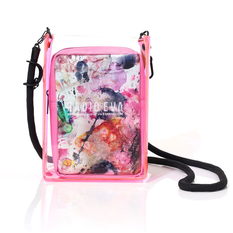 RADIO EVA A178 RADIO EVA PVC Tote Bag/PINK(Cigarette-burns)