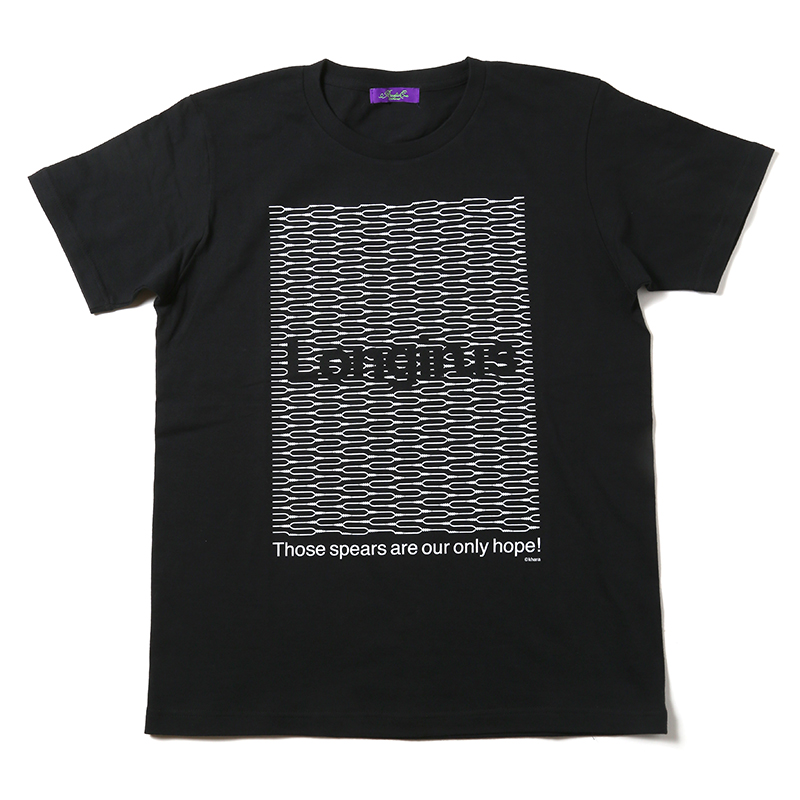 RADIO EVA 466 Longinus Art T-Shirt/BLACK×RAINBOW