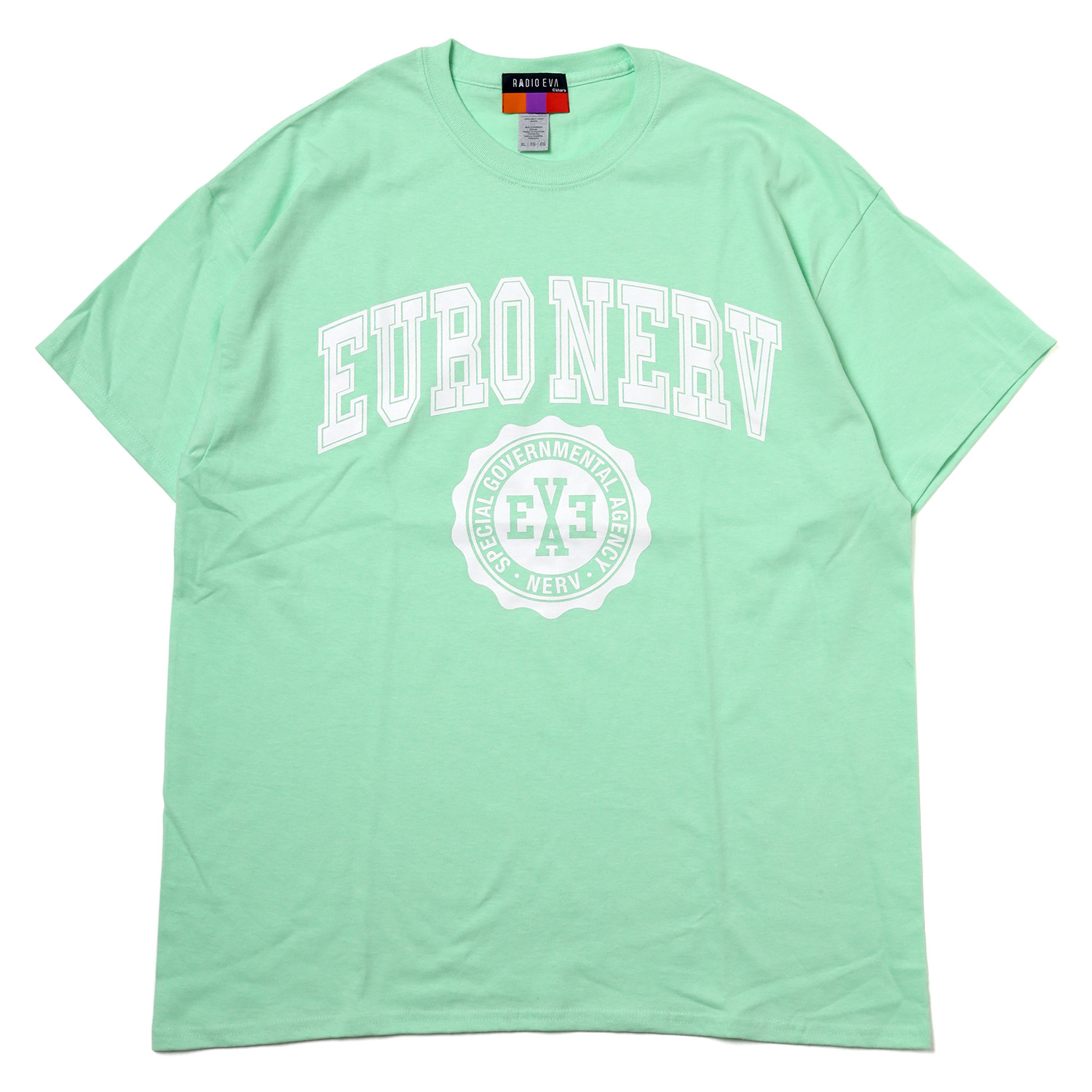 RADIO EVA 841 EURO NERV COLLEGE T-Shirt/TRICOLOR(M TRICOLOR): ファッション |  EVANGELION STORE オンライン