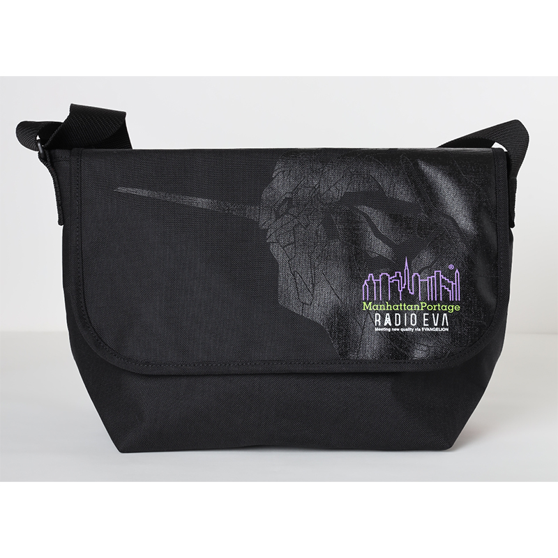 【RADIO EVA"THE 30"】C021 EVANGELION Casual Messenger Bag(L)by Manhattan Portage/BLACK