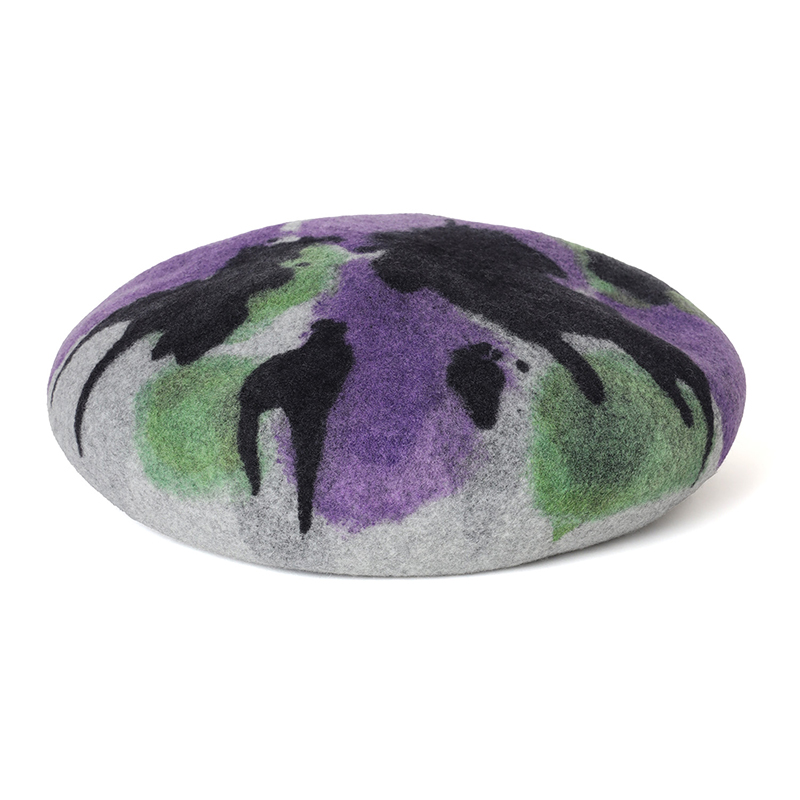 【RADIO EVA"THE 30"】C019 EVANGELION Paint Beret by CA4LA/GRAY(01)