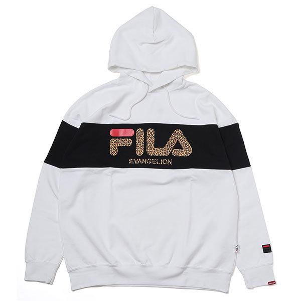 RADIO EVA 799 FILA MONOGRAM LOGO PARKA EVANGELION LIMITED/WHITE(EVA-02)
