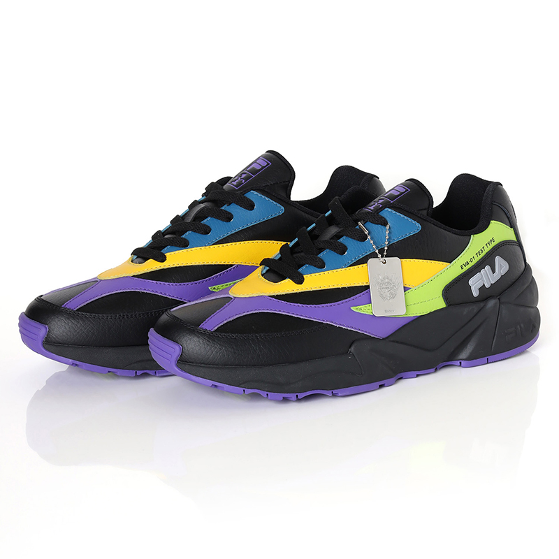 【RADIO EVA"THE 30" 】 C004 FILA VENOM EVANGELION LIMITED /EVA-01(BLACK/PURPLE/BLUE)