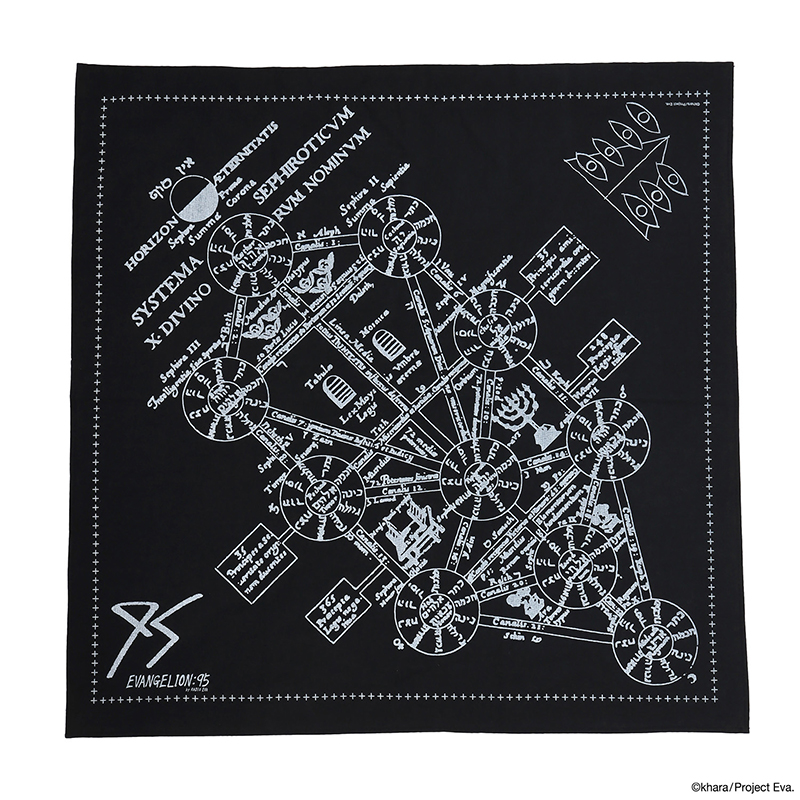 【EVANGELION:95】0056 Bandanna/BLACK/ONE SIZE