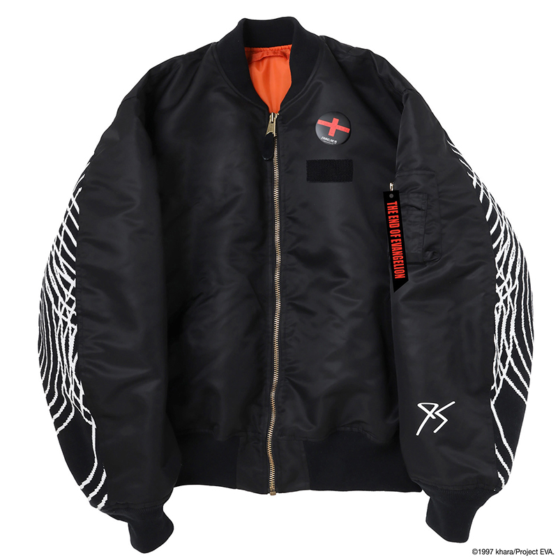 【EVANGELION:95】0064 MA-1 Jacket/BLACK