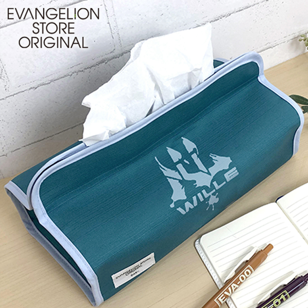 EVA STOREオリジナル ティッシュボックスカバー/WILLE(ブルー)