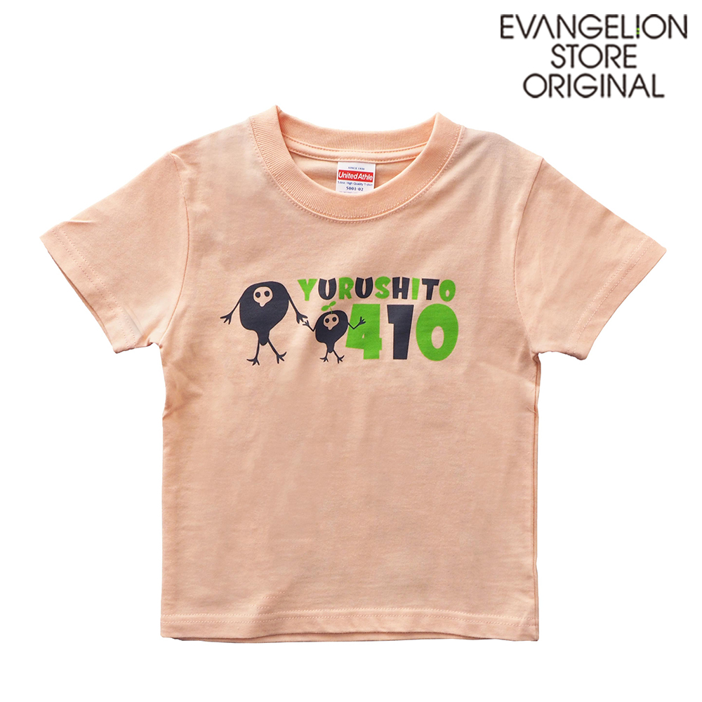 EVANGELION STORE オフィシャル ゆるしとTシャツ(ゆるリトル)/アプリコット