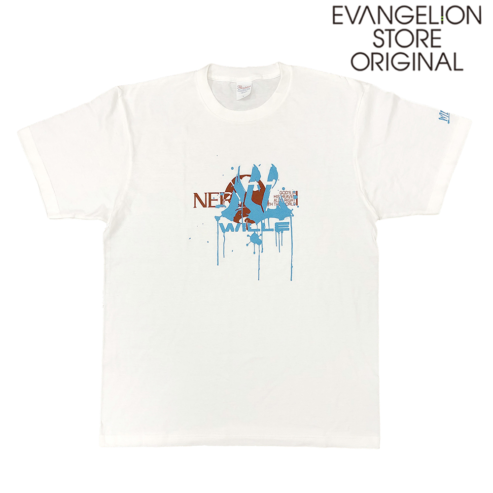 EVASTORE オリジナルTシャツ/WILLE(ペイント)/ホワイト