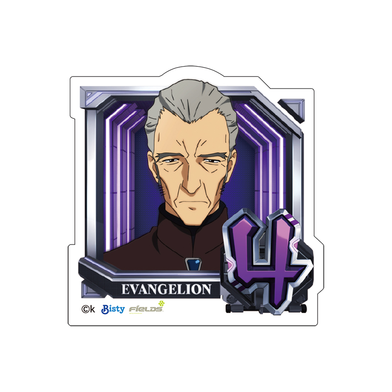 【ぱちんこ シン・エヴァンゲリオン】ダイカットステッカー/通常図柄(4・冬月コウゾウ)(ムービック)