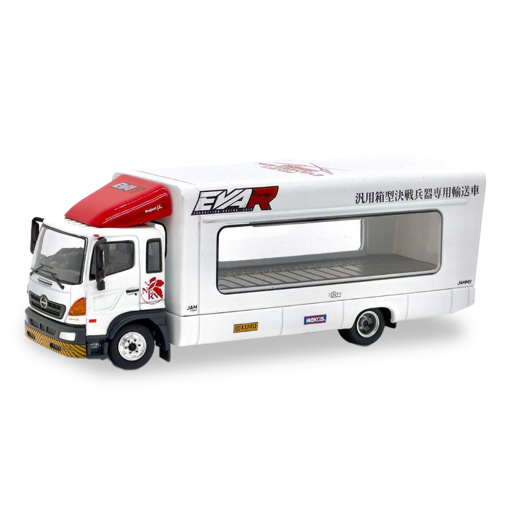 エヴァレーシング 1/64ミニカー EVA RACING TRANS PORTER HINO 500/NERV