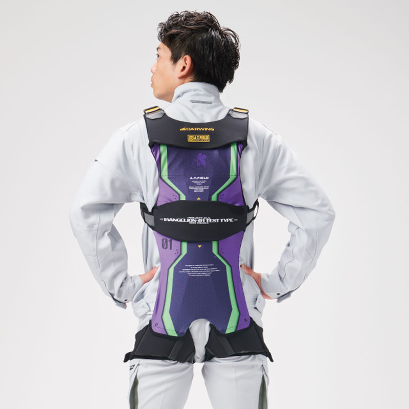 【受注品】【ワークブランドA.T.FIELD】アシストスーツDARWING Hakobelude Light/EVA初号機モデル(ダイヤ工業)