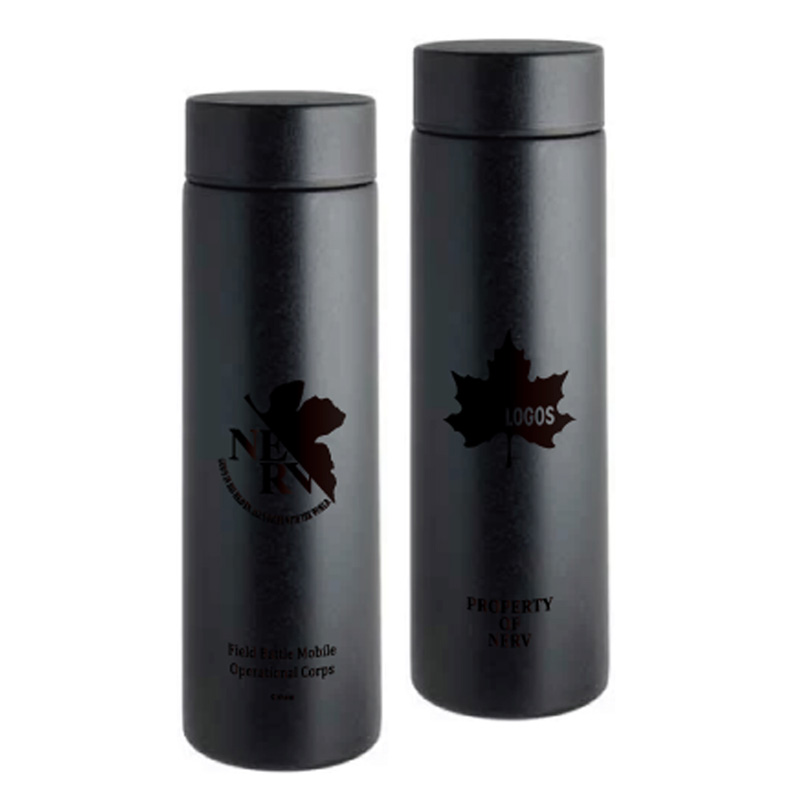 EVA&LOGOS 真空2重構造ステンレスMUG BOTTLE/NERV/ブラック