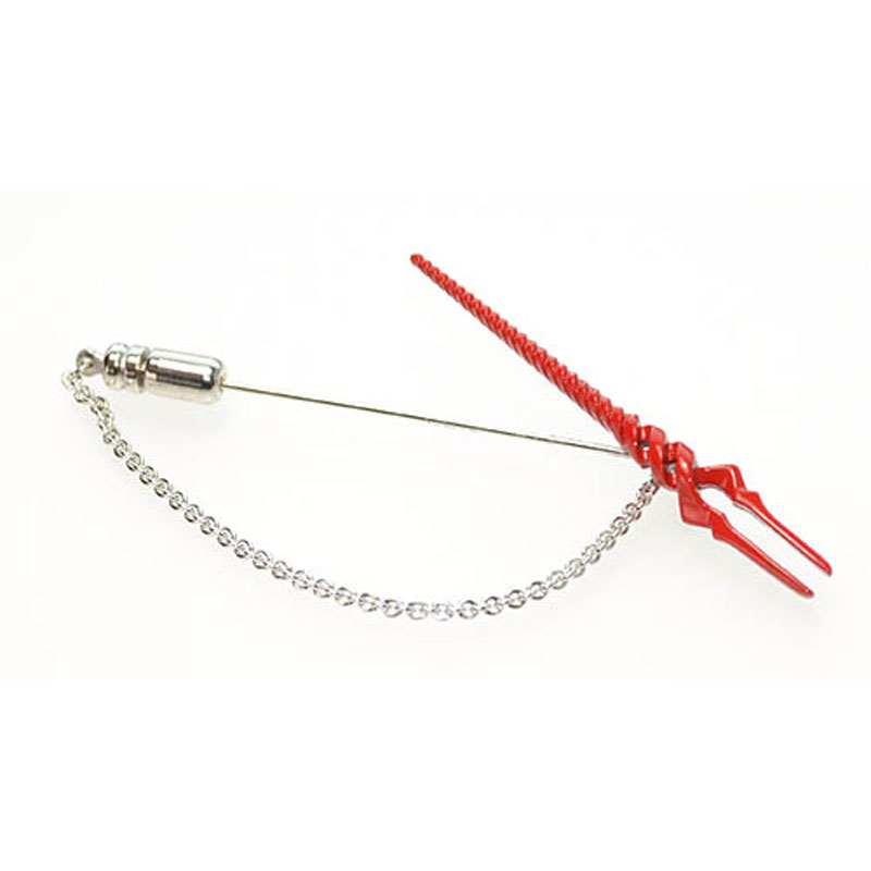 ヱヴァンゲリヲン×SWANK ロンギヌスの槍ラペルピン【赤Ver】