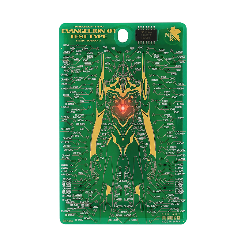 FLASH EVA01 基板アート IC-CARD ケース（電子技販）
