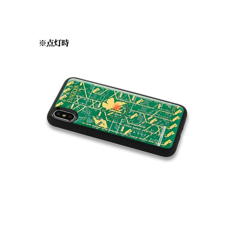 FLASH NERV 基板アート iPhoneX/Xsケース(電子技販)/緑