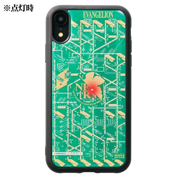 FLASH NERV 基板アート iPhoneXRケース/緑(電子技販)