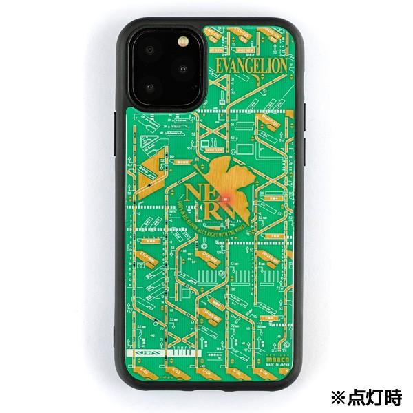 FLASH NERV 基板アート iPhone11Proケース/緑(電子技販)