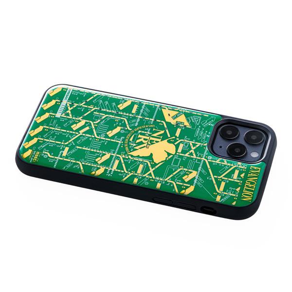 FLASH NERV 基板アートiPhone 12/12Pro ケース/緑(電子技販)